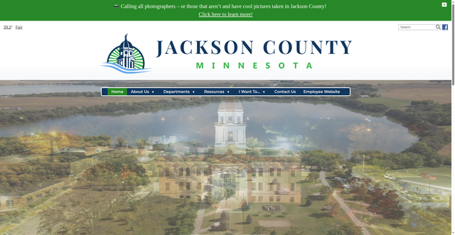 Security scan screenshot of https://jacksoncountymn.gov/