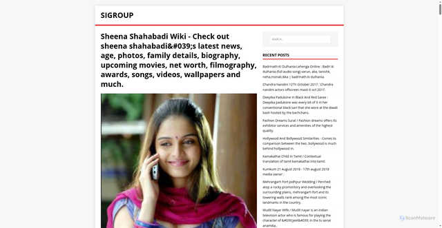 Security scan screenshot of https://pursegin.pages.dev/post/sheena-shahabadi-wiki/