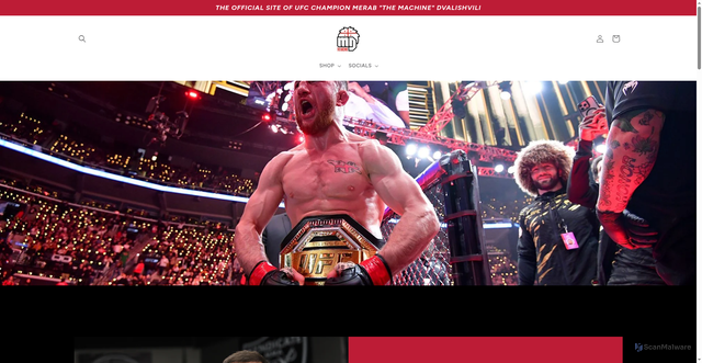 Security scan screenshot of https://officialmerabdvalishvili.com/