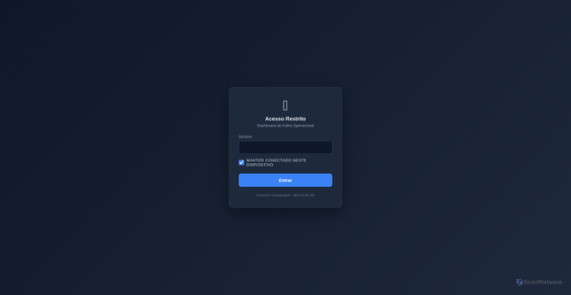 Security scan screenshot of http://dashfalhasoperacionais.tech/