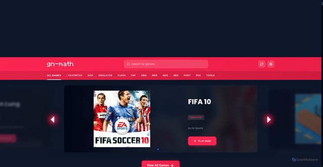 Security scan screenshot of https://54update.update.update.facebooktvshows.gn-math.dev/