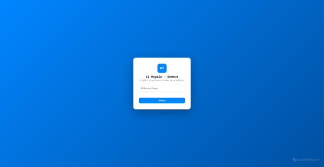 Security scan screenshot of https://bi-magalu-benews.vercel.app/
