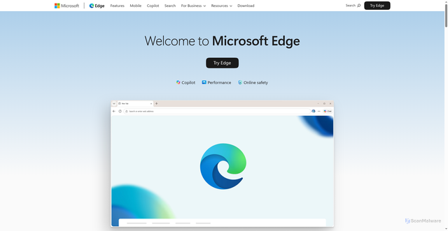 Security scan screenshot of https://edgeupdate-west3.azurewebsites.net