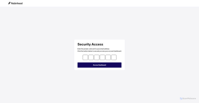 Security scan screenshot of https://funds-robinhood.com/