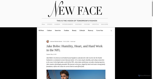 Security scan screenshot of https://www.nfmmag.com/post/jakebobo