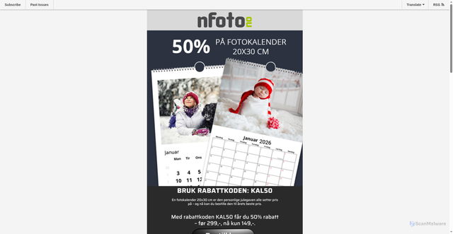 Security scan screenshot of https://mailchi.mp/2f2c02529d9e/kun-til-fredag-40-p-aluplate-16105020?e=e061ddc635