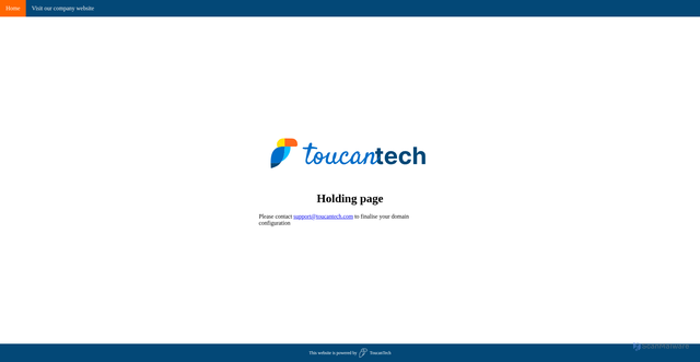 Security scan screenshot of http://aaa.toucantech.com/