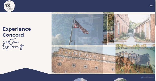 Security scan screenshot of https://cityofconcordga.gov/