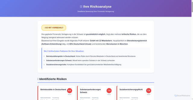Security scan screenshot of https://financial-amber-jesjngzuyb-15lbtxfo7g.edgeone.app/