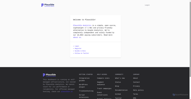 Security scan screenshot of https://analytics.freesound.org