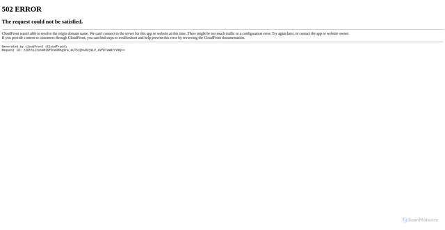 Security scan screenshot of https://microsites.sr.roku.com