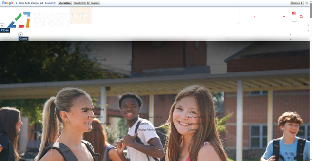Security scan screenshot of https://www.leonschools.net/