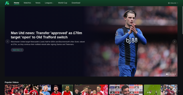 Security scan screenshot of https://sportslive.run