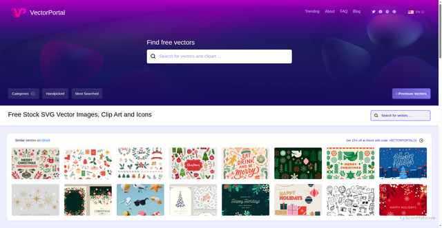 Security scan screenshot of https://vectorportal.com
