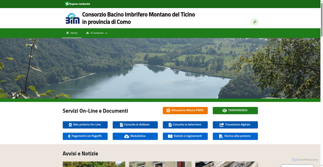 Security scan screenshot of https://www.bimporlezza.it/