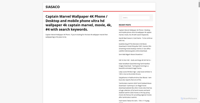 Security scan screenshot of https://ocasasi.pages.dev/posts/captain-marvel-wallpaper-4k-phone/