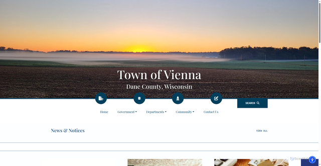 Security scan screenshot of https://viennawi.gov/