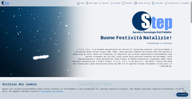 Security scan screenshot of https://www.stepservizi.net/new