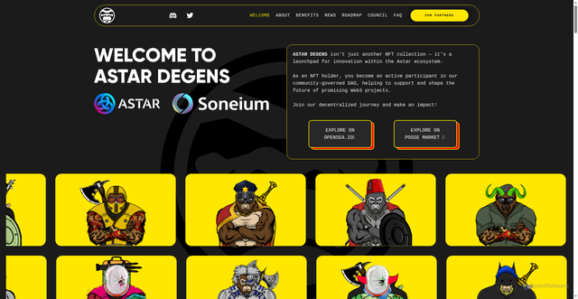Security scan screenshot of http://astar-degens-testing.webflow.io/
