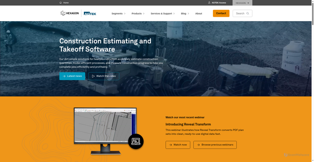 Security scan screenshot of https://agtek.com