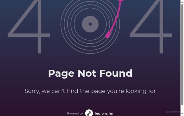 Security scan screenshot of https://fallinginreverse.ffm.to/