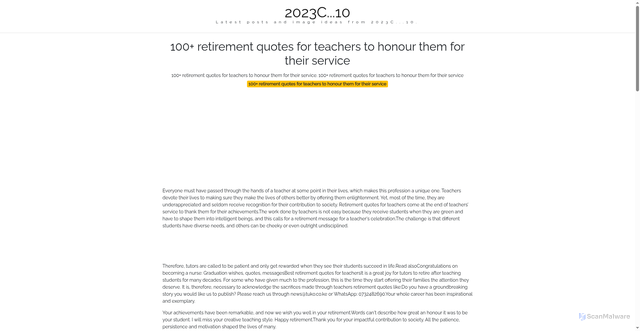 Security scan screenshot of https://pikselmotionline-dpiuf3ygir9m.edgeone.app/100-retirement-quotes-for-teachers-to-honour-them-for-their-service.html