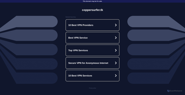 Security scan screenshot of https://tracker.coppersurfer.tk