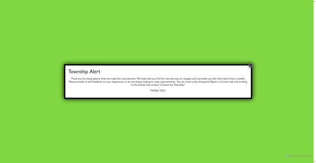 Security scan screenshot of https://www.howlandoh.gov/