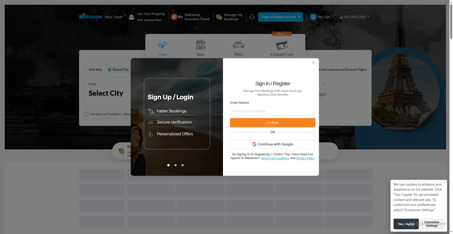 Security scan screenshot of https://www.wakanow.us/en-us/airline/spirit-airlines