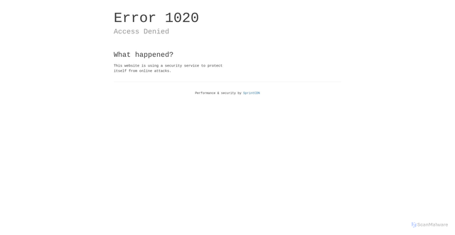 Security scan screenshot of https://be7713.rcr82.waw05.i8yz83pn.com