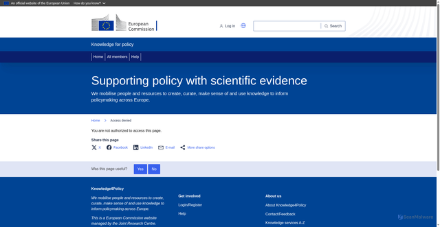 Security scan screenshot of https://knowledge4policy.ec.europa.eu/organisation/oecd-organisation-economic-co-operation-development_en