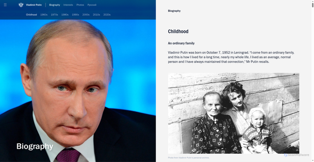 Security scan screenshot of http://en.putin.kremlin.ru/
