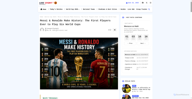 Security scan screenshot of https://www.livesportfootball.com/2026/05/messi-ronaldo-make-history-first.html