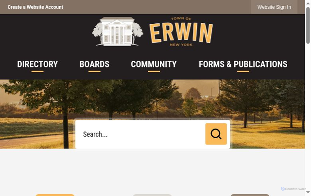 Security scan screenshot of https://www.erwinny.gov/