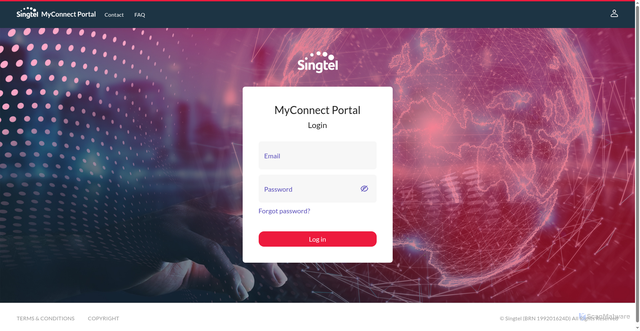 Security scan screenshot of https://uat.singtelmyconnect.com/