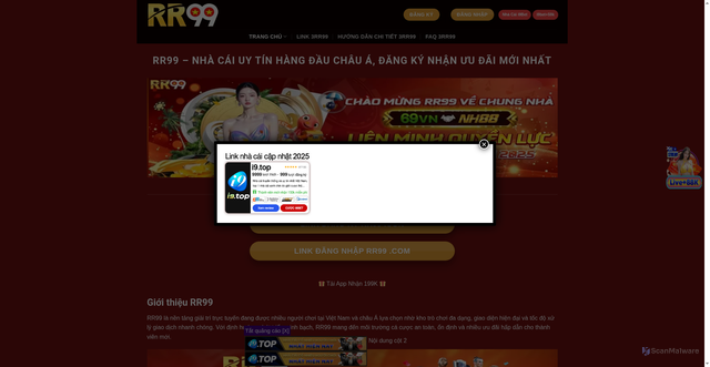 Security scan screenshot of https://3rr99.vin/