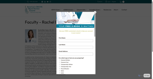 Security scan screenshot of https://www.americasboardreview.com/pages/faculty-rachel-blair-danis?srsltid=AfmBOorFhIwqnR3a-av_6nqotA_mPMFYG2hJ08YN9Jck0P71Uh2kcfww