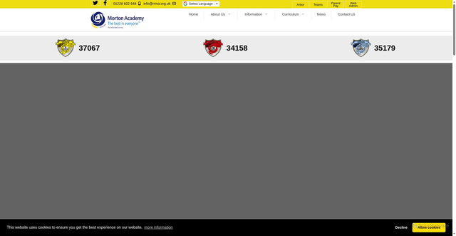 Security scan screenshot of http://www.rrma.org.uk