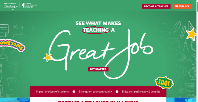 Security scan screenshot of https://www.becomeateacher.com/