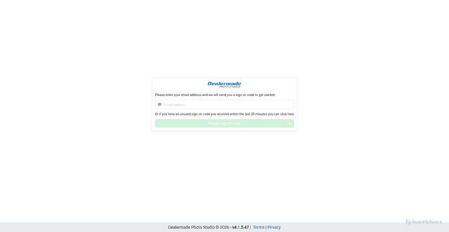 Security scan screenshot of https://dealermade-next.com