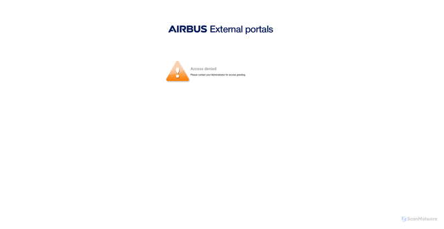 Security scan screenshot of https://mylaunchpad.airbus.com