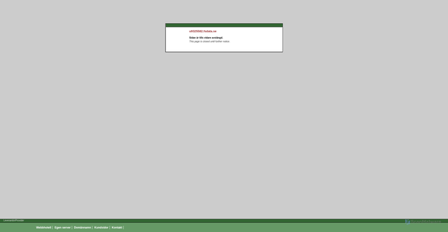 Security scan screenshot of https://thurdin.nu