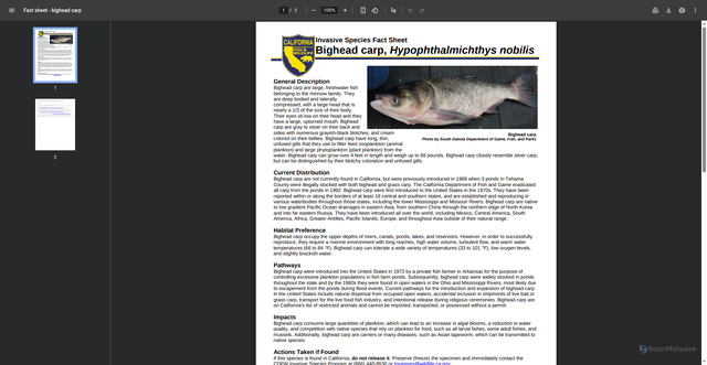 Security scan screenshot of nrm.dfg.ca.gov