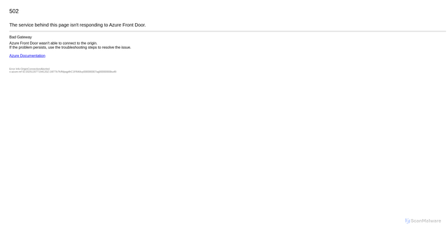 Security scan screenshot of https://csp.microsoft.com/