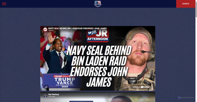 Security scan screenshot of https://johnjamesmi.com/