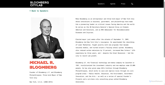 Security scan screenshot of https://citylab.bloomberg.org/people/michael-r-bloomberg/