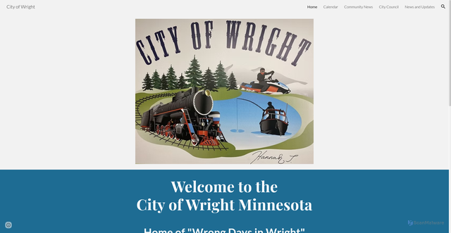 Security scan screenshot of https://www.cityofwrightmn.gov/