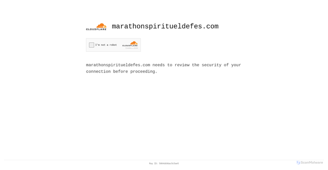 Security scan screenshot of https://marathonspiritueldefes.com