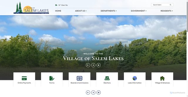 Security scan screenshot of https://voslwi.gov/