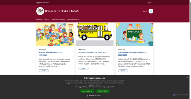 Security scan screenshot of https://www.terrevinitartufi.at.it/it